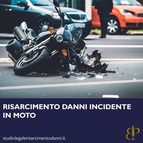 Risarcimento danni incidente in moto
